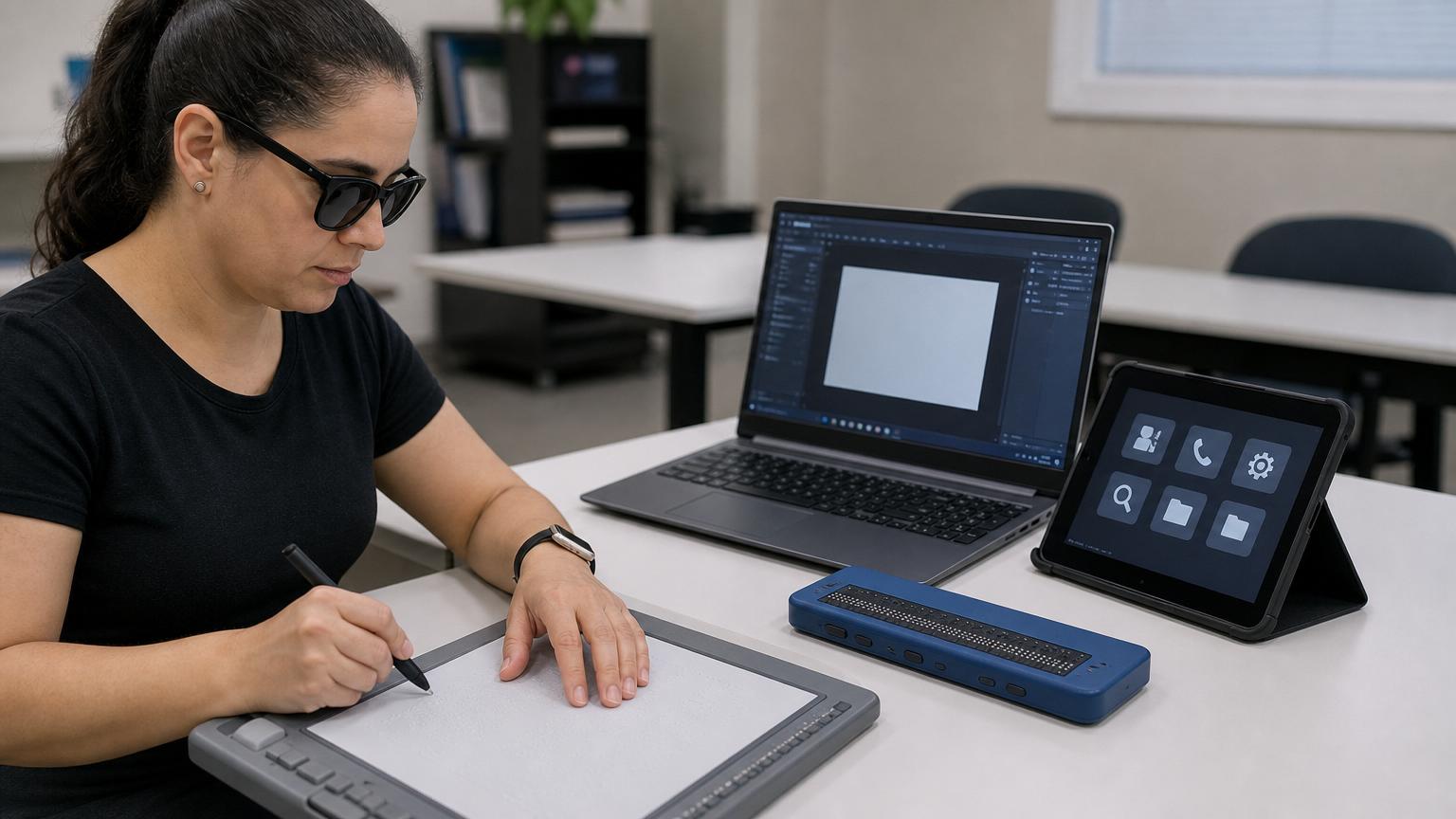 Imagem de destaque do curso Braille e Tecnologia Assistiva