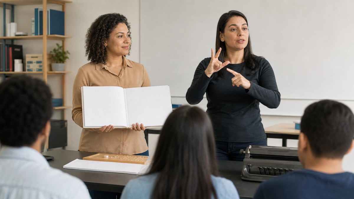 Imagem do curso Ensino de Braille e Libras